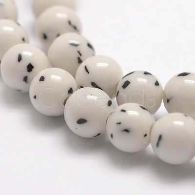 Natural Yellow Jade Beads X-GSR6mmC192-1