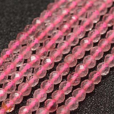 Natural Strawberry Quartz Beads Strands G-K182-2mm-06-1