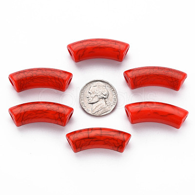 Opaque Crackle Acrylic Beads MACR-S372-001N-009-1