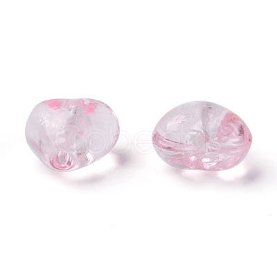 Handmade Silver Foil Glass Beads SLH12MM06Y-1