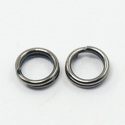 Iron Split Rings JRD10MM-01B-NF-1