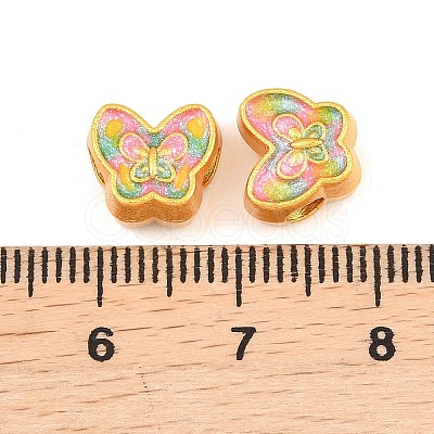 Alloy Enamel Beads ENAM-D318-01G-03-1