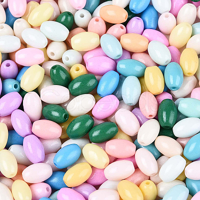 500Pcs Baking Paint Glass Seed Beads SEED-PA0001-05A-1