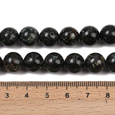 Natural Seraphinite Beads Strands G-H337-A03-05-1