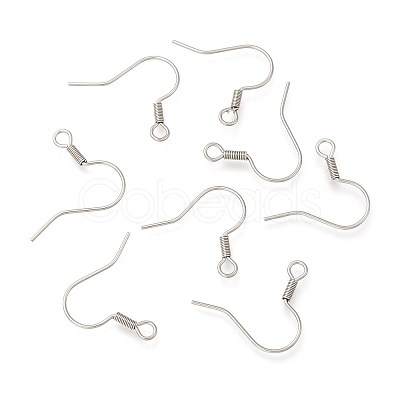 Tarnish Resistant 316 Surgical Stainless Steel Earring Hooks X1-STAS-E009-2-1