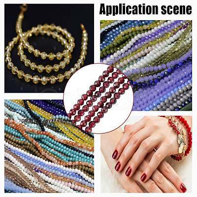 2 Strands Natural Garnet Beads Strands G-GO0001-67-1