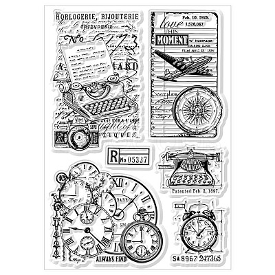 PVC Plastic Clear Stamps DIY-WH0631-0680-1