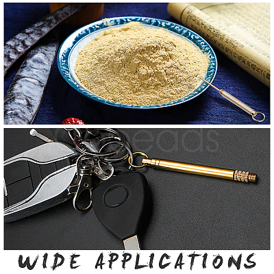 Iron Portable Incense Ash Spoons AJEW-CA0002-88-1