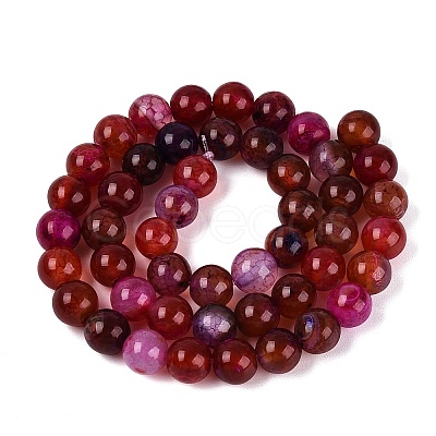 Natural Agate Beads Strands G-Q606-106A-1