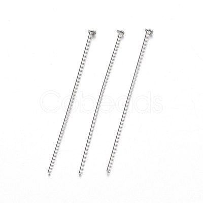 Tarnish Resistant 304 Stainless Steel Flat Head Pins STAS-F174-09P-C-1