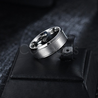 201 Stainless Steel Finger Rings for Men WG1765E-21-1