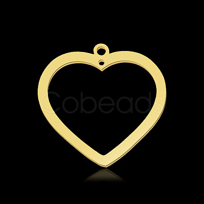 Ion Plating(IP) 201 Stainless Steel Pendants STAS-N090-LA868-2-1