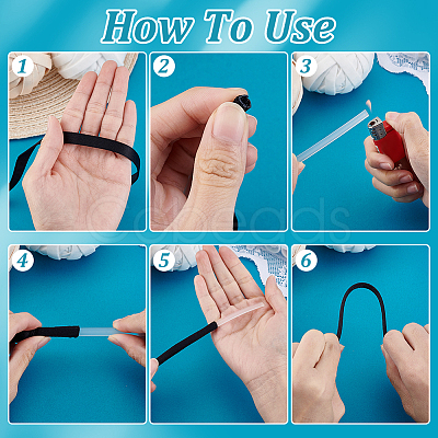 Polyester Elastic Cords EC-WH0026-026A-1