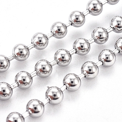 304 Stainless Steel Ball Chains CHS-F009-01G-P-1