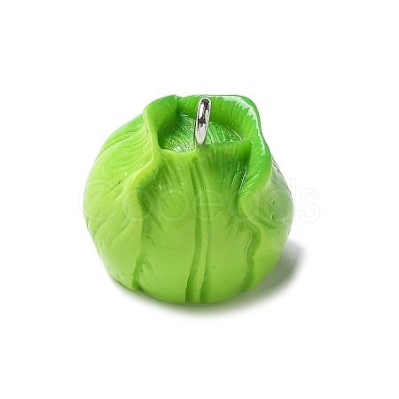 Resin Iron Pendants RESI-D280-03-1