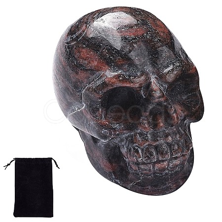 Halloween Natural Gemstone Home Decorations DJEW-SC0001-03E-1