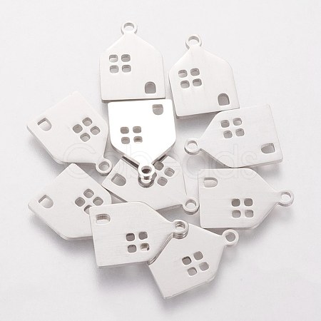 Tarnish Resistant 201 Stainless Steel Pendants STAS-Q201-T480-1