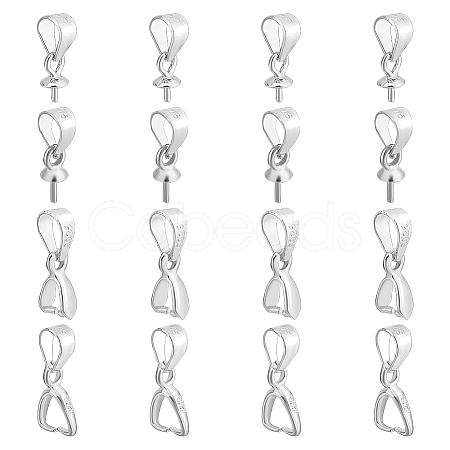 925 Sterling Silver Snap on Bails FIND-PH0021-79A-1