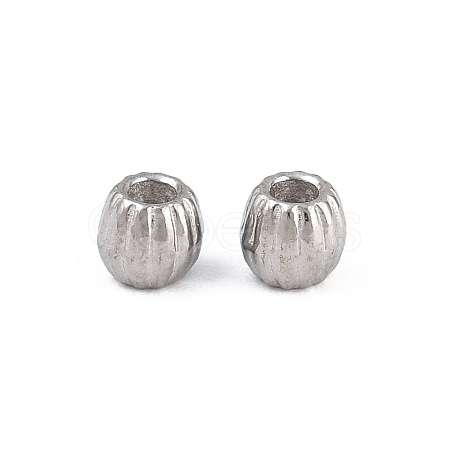 304 Stainless Steel Beads STAS-D394-02E-P-1