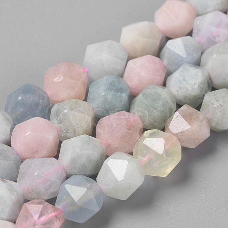Natural Morganite Beads Strands G-S149-41-10mm-1