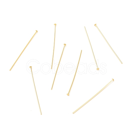 Brass Flat Head Pins KK-F824-114D-G-1