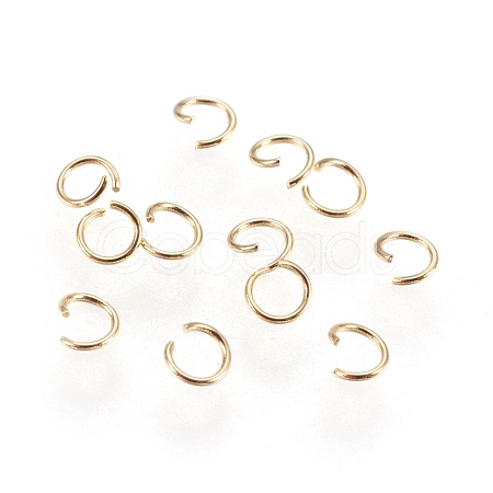 304 Stainless Steel Open Jump Rings STAS-P212-19G-07-1