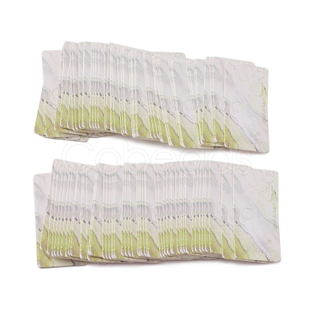 Paper Earring Display Cards CDIS-WH0006-04H-1