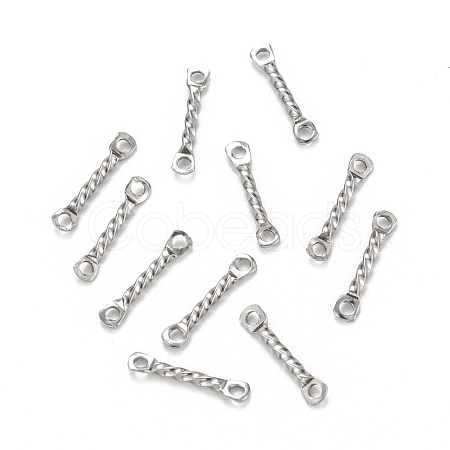Tarnish Resistant 304 Stainless Steel Link Connectors STAS-Z034-18B-P-1