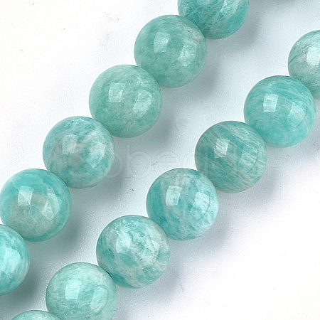 Natural Amazonite Beads Strands G-S333-10mm-022-1