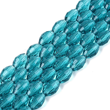 Transparent Glass Beads Strands GLAA-N071-01A-A11-1