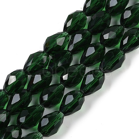Transparent Glass Beads Strands LS-EGLA-N013-T8mm-D15-1