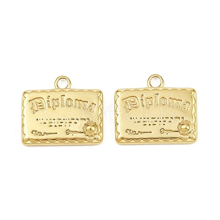 304 Stainless Steel Pendants STAS-P415-19G-1