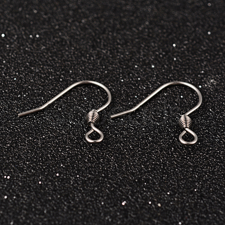 Tarnish Resistant 304 Stainless Steel Earring Hook Jewelry Findings STAS-G130-50P-1