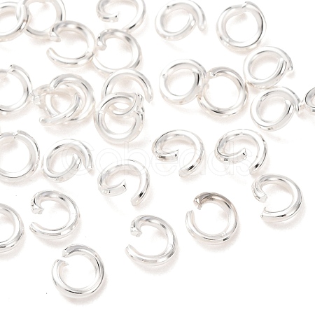 Brass Open Jump Rings KK-G604-08S-20-1