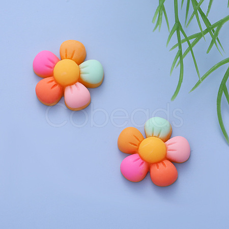 Opaque Resin Cabochons WG23028-01-1