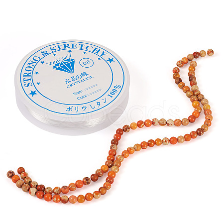 DIY Natural Regalite/Imperial Jasper/Sea Sediment Jasper Beads Bracelets  Making KIts DIY-TA0002-69B-1