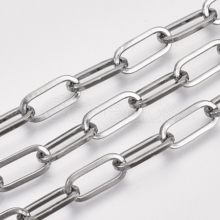 Unwelded Iron Paperclip Chains CH-S125-02C-B-1