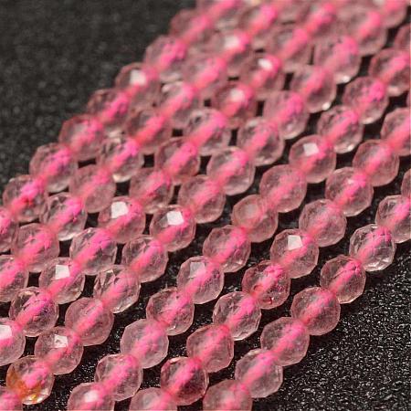 Natural Strawberry Quartz Beads Strands G-K182-2mm-06-1
