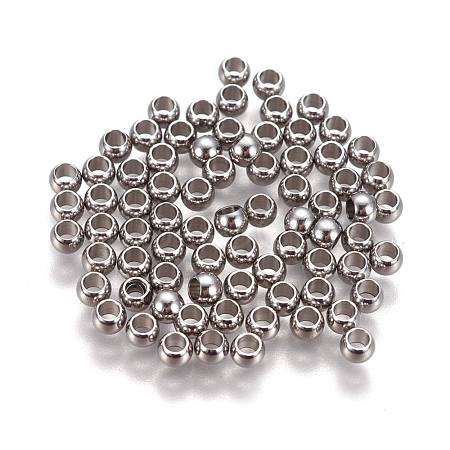Tarnish Resistant 304 Stainless Steel Spacer Beads STAS-L222-42A-P-1