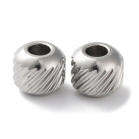 Non-Tarnish 201 Stainless Steel Spacer Beads STAS-K259-14A-P-1