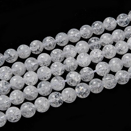 Natural Crackle Quartz Beads Strands G-D840-01-8mm-1