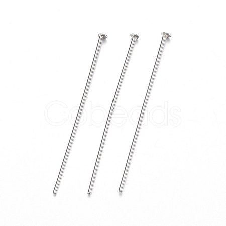 Tarnish Resistant 304 Stainless Steel Flat Head Pins STAS-F174-09P-C-1