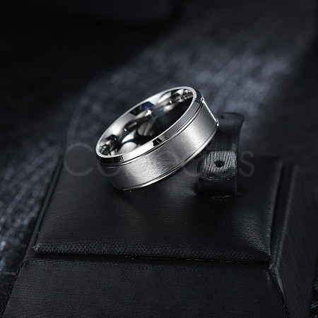201 Stainless Steel Finger Rings for Men WG1765E-21-1