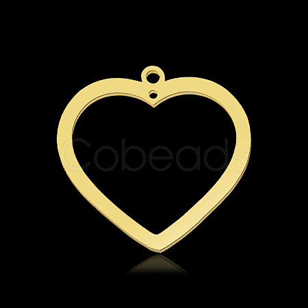 Ion Plating(IP) 201 Stainless Steel Pendants STAS-N090-LA868-2-1