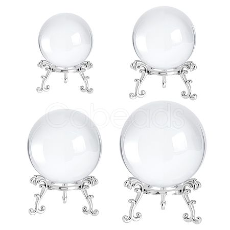 4Pcs Round Glass Crystal Ball AJEW-OC0015-70-1