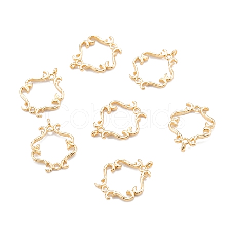 Brass Pendants KK-K251-21G-1