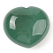 Natural Green Aventurine Thumb Massage Stone, Heart Pocket Palm Stones, for Relaxing, Pain Relief, 40~41x45x24~26mm