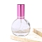 15ml Round Glass Spray Bottles, Fine Mist Atomizer, Refillable Bottle, Fuchsia, 4.3x2.2x7cm, Capacity: 15ml(0.51fl. oz)