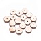 Ion Plating(IP) 304 Stainless Steel Spacer Beads, Flat Round, Rose Gold, 10x0.8mm, Hole: 1.2mm