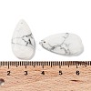 Natural Howlite Faceted Pendants X-G-D082-01A-3